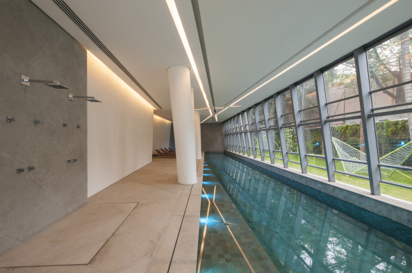 Sao Paulo, sustainable, high-rise, luxury, apartments, Brazil, Daniel Libeskind, Studio Libeskind, Vitra, glas clad, Glasfassade, wood, Holz, Beton, concrete, Innendesigin, interior design, Dado Castello Branco