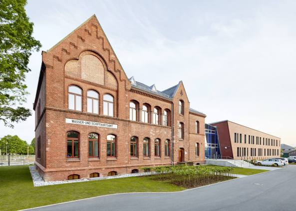 Backstein, Erweiterung, brickstone, extension, Kiel, water, navy, pbr AG, historical structure, Rckfhrung, return