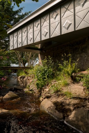 Zink, zinc, granite, Granit, Wood, Holz, Scotland, Schottland, Eddie Blake, Studio Weave, Knstlerstudio, Bach, stream, Atlantic sea, coast, Atlantischer Ozean, Chiesa del Gesu Napoli, Naples, Facade, Fassade
