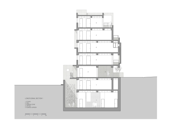 Bro- und Atelierhaus in Seoul