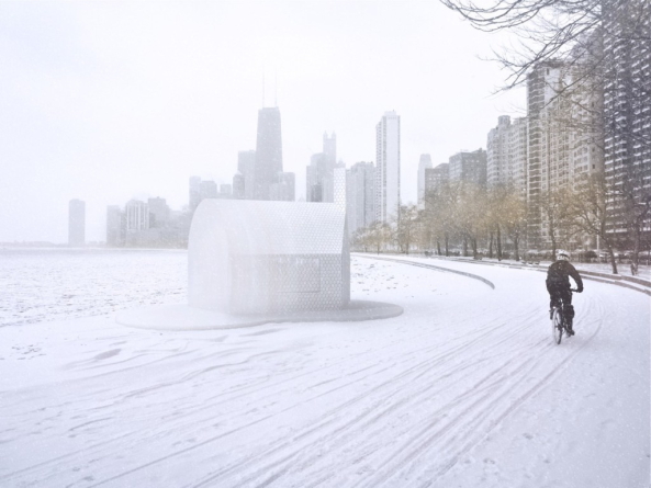 chicago, lakefront, wettbewerb, offener, internationaler, biennale, architecture, kollektiv-a, fala, atelier, ultramoderne, tru, architektur, Guillaume Mazars, comaroff, Thomas Kelley, Ryan Palider, Chuck Paros, lekker architects, wettbewerbsergebnis, pavillon, ufer, preistrger