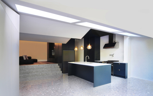 Rapid Prototyping, London, Papier, Thomas Demand, Fotografie, Faltung, Decke, Wohnkche, Anbau, Terrace house, Skulptur, Innenarchitektur