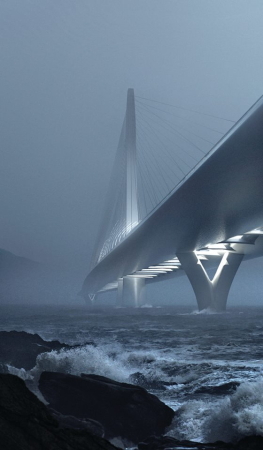 zaha hadid, brcke, neubau, wettbewerb, taiwan, china, taipei, taipeh, entwurf, schrgseilbrcke, gewonnen, sieg, sonnenuntergang, renderings, rendering, mir, visual arch, architects