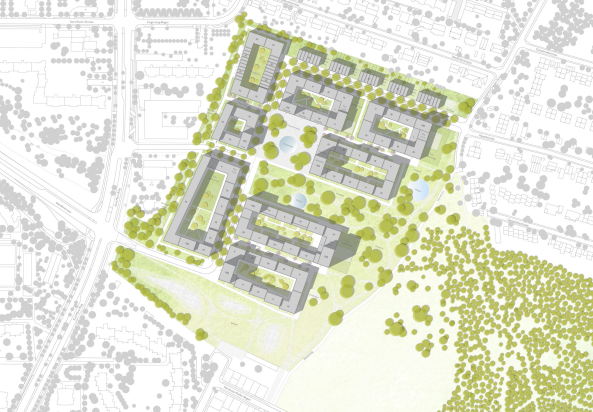 Stdtebau, Mnchen, Wettbewerb, Competition, Ergebnisse, 1. Preis, Gewinner, Riegler Riewe Architekten, Wohnquartier, Neubau, Neuperlach, Stadterweiterung, Siedlung, grne Wiese, winners announced, urban eesign, 2015, DEMOS Wohnbau, BSCHL Unternehmensgruppe, Rapp + Rapp,  Bureau B+B, Lorber + Paul, club L 94 landschaftsarchitekten, yellow z Stadtplanung, lad landschaftsarchitektur, Gebude, Quartier, Sden, Bayern, Bavaria,