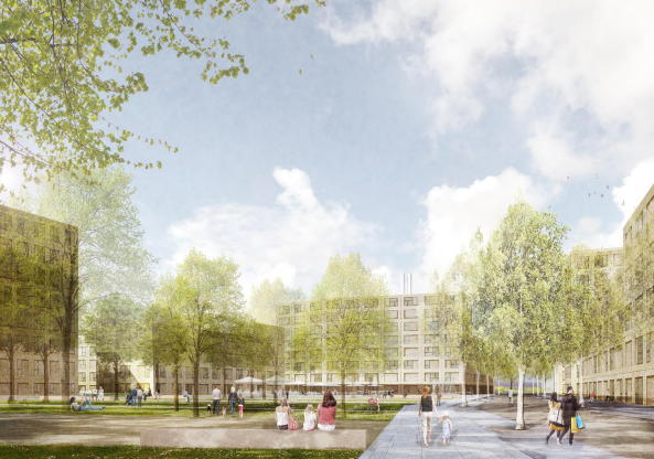 Stdtebau, Mnchen, Wettbewerb, Competition, Ergebnisse, 1. Preis, Gewinner, Riegler Riewe Architekten, Wohnquartier, Neubau, Neuperlach, Stadterweiterung, Siedlung, grne Wiese, winners announced, urban eesign, 2015, DEMOS Wohnbau, BSCHL Unternehmensgruppe, Rapp + Rapp,  Bureau B+B, Lorber + Paul, club L 94 landschaftsarchitekten, yellow z Stadtplanung, lad landschaftsarchitektur, Gebude, Quartier, Sden, Bayern, Bavaria,