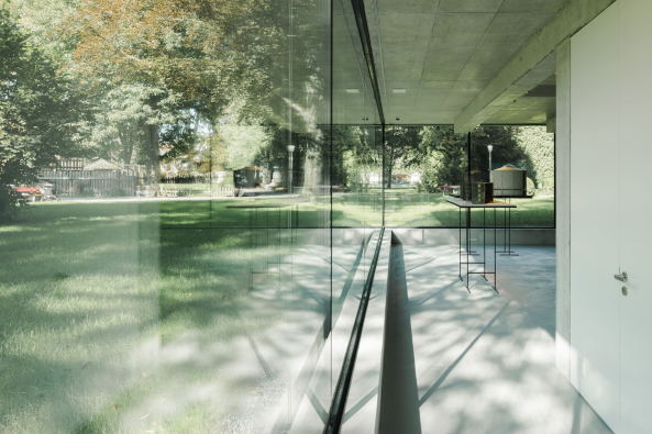 graber&steiger, rotunde, thun, thun-panorama, panorama, anbau, erweiterung, schweiz, beton, glas, sanierung, denkmal, Dominque Marc Wehrli, luzern, architekten, Karl Keller