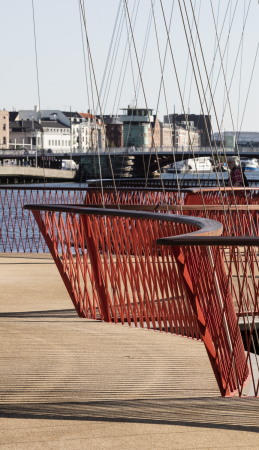Soeren Svendsen, Olafur Eliasson, Brcke, Copenhagen, Kopenhagen, Fluss, Meer, Dnemark, Dnen, Fugnger, Fahrradfahrer, Kunst, art, bridge, berlin based, artist, berquerung, Erffnung, 2015, Cirkelbroen, christianshavn canal, Wasser, Kanal, nordeafonden