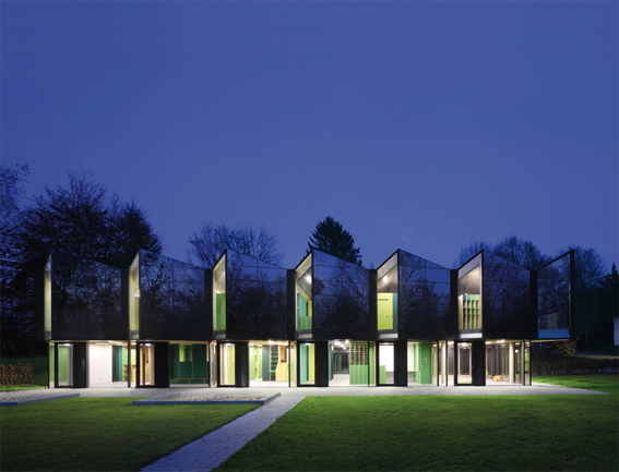 marburg, kita, +e, kindergarten, kindertagessttte, opus, neubau, faltung, passivhaus, plusenergiehaus, vitosareal, vitos, park, wald, grn, photovoltaik, Eibe Snnecken