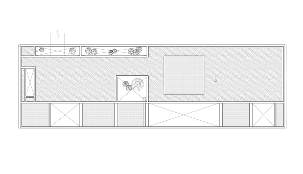 Topographie, Sichtbeton, Glas, Fassade, Villa, Knstler, Maler, Meerblick, Aussicht, Rahmung, Windschutz, Chile, unebenes Terrain, Kste