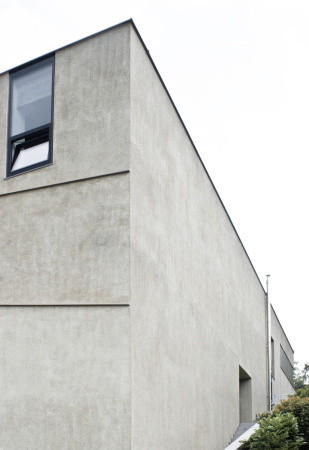 villa, donau, putz, attika, neubau, x architekten, wien, linz, geflle, einfamilienhaus, hang, sd, zaubertal, aufgefchert, fcher, leonding, pstlingberg