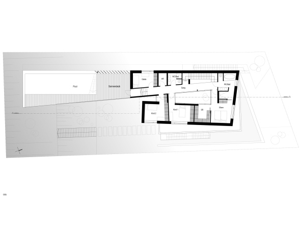 Villa mit Donaublick bei Linz