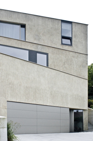 villa, donau, putz, attika, neubau, x architekten, wien, linz, gef�lle, einfamilienhaus, hang, sd, zaubertal, aufgef�chert, f�cher, leonding, p�stlingberg