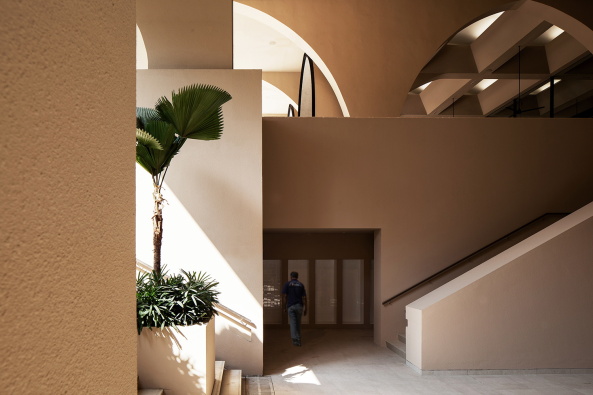 Beton, concrete, architectural landscape, Landschaft, Vorplatz, open space, walls, Wnde, Betongitter, Muster, Formwerkz, Punggol, Al-Islah, muslims, Muslime, Singapur, Singapore