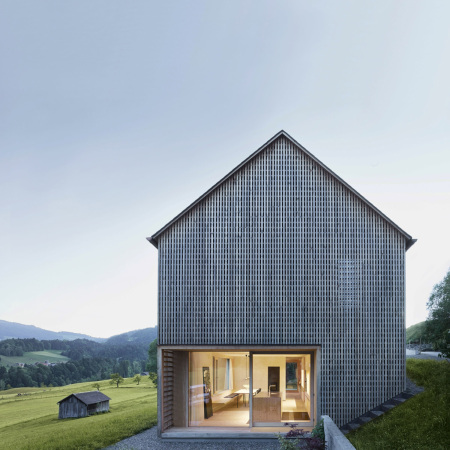 Haus Kalkschmieden, Huser des Jahres, Haus, Wohnhaus, Callwey, DAM, Deutsches Architekturmuseum, Bernardo Bader Architekten, Wolfgang Bachmann, Wladimir Kaminer, , L3P, savioz fabrizzi, Innauer Matt Architekten, Haus ma Mhlbahc, Satteldach, Zuhause, Ausstellung in Frankfurt, Award, Preis, Auszeichnung, Callwey Verlag, Peter Schmal,