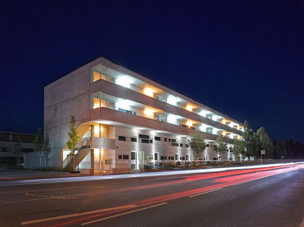 2015, Neubau, Wohnungsbau, Blauwerk Architekten, Fertigstellung, Ingoldstadt, concrete, Beton, Maisonette, doppelgeschossig, Wohngruppe, EUROPAN 6, Maisonettwohnungen, Balkone, balconies, balcony, Giardino Segreto, Mai, Richard-Wagner-Strae, Permoserstrae, Ingolstadt
