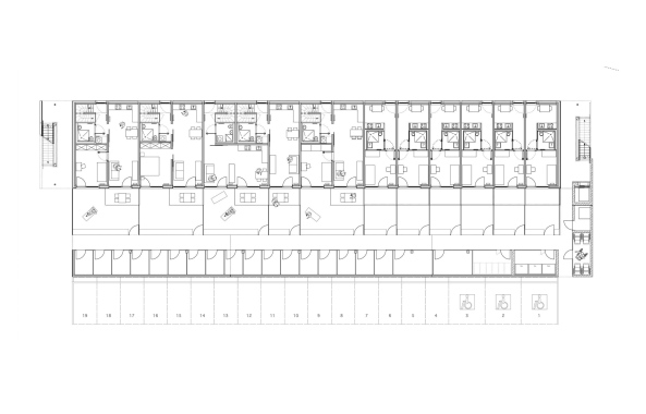 2015, Neubau, Wohnungsbau, Blauwerk Architekten, Fertigstellung, Ingoldstadt, concrete, Beton, Maisonette, doppelgeschossig, Wohngruppe, EUROPAN 6, Maisonettwohnungen, Balkone, balconies, balcony, Giardino Segreto, Mai, Richard-Wagner-Strae, Permoserstrae, Ingolstadt