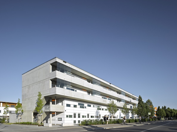 2015, Neubau, Wohnungsbau, Blauwerk Architekten, Fertigstellung, Ingoldstadt, concrete, Beton, Maisonette, doppelgeschossig, Wohngruppe, EUROPAN 6, Maisonettwohnungen, Balkone, balconies, balcony, Giardino Segreto, Mai, Richard-Wagner-Strae, Permoserstrae, Ingolstadt
