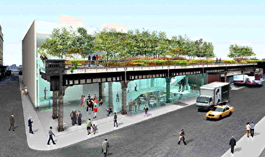 Diller & Scofidio stellen Plne fr New Yorker High Line vor