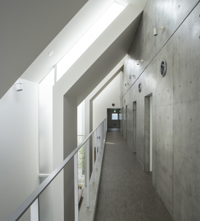 RC, reinforced concrete, Stahlbeton, Chiba, Japan, Klinik, Anbau, Asahichu Clinic, HKL-Studio, Michio Kinochita, Kenichi Shikata, Tokio, Wei, Klinik