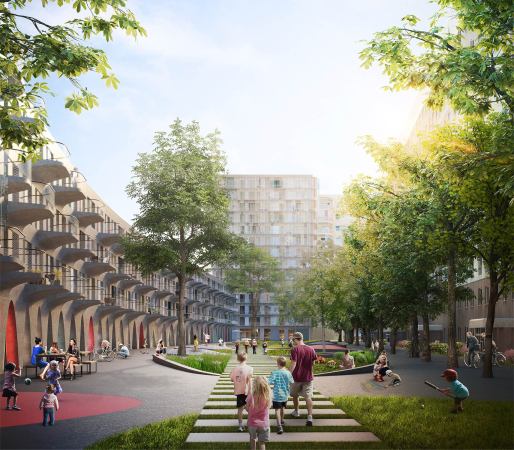 Wettbewerb in Berlin-Mitte entschieden, Kpenicker Strae Berlin, Wohnen in Berlin, Wohnung gesucht, Love Architecture, Sauerbruch Hutton, Grntuch Ernst Architekten, Blauraum, Schneider Schumacher, Beckmann N Thepe Architectes, Competition, Wettbewerb, Architekturwettbewerb, Regula Lscher, Siegerprojekt, Senatsverwaltung fr Stadtentwicklung und Umwelt, WBM Wohnungsbaugesellschaft Berlin-Mitte mbH, Juryentscheidung, Punkhochhaus,  Realisierungswettbewerb, Neubau, Baunetz, Baunetz-Meldungen, Architekten-News, Regine Leibinger, Bauen in Berlin, Wettbewerbsergebnisse, Wohnraum