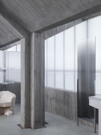 Sophie Hicks, London Architect; Scne Studios; Flagshipstore; Seoul, Korea; Gangnam; Cheongdam; Leuchtkasten; Polycarbon Fassade; Betontreppe; Fashion;