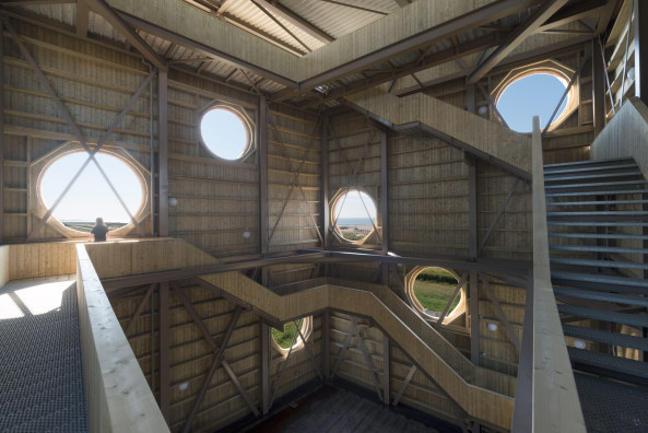 Nachhaltige Materialen, Informationszentrum, Naturerfahrung, Ausstellung, Brouwers Damm, kologie, kosystem, menschliche Kontrolle der Natur, Natur, Restaurant, Turm, Holz, Gezeiten, Nordsee, Grevelingener See, Wassersteuerung, Besucherzentrum, Transformation der Region