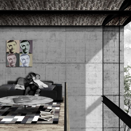 apartments, middle class, Mexico, Mexiko Stadt, Dellekamp, roof terrasse, concrete, wood, glass, balcony, Balkon, Dachterrasse,Beton, Glas, Holz, Ziegelsteindecke, Benito Juarez Borough, Viertel Benito Juarez