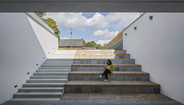 Schwarzenbach, Spitzdach, pointed roof, Satteldach, gabled roof, Erika Fuchs, translator, Donald Duck, Walt Disney, Dominik Burkard, Karlsruhe, Gauben, weier Putz,  Comic-Museum, Alststadt, Traufe, dormer window
