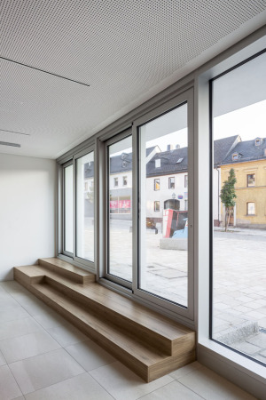 Schwarzenbach, Spitzdach, pointed roof, Satteldach, gabled roof, Erika Fuchs, translator, Donald Duck, Walt Disney, Dominik Burkard, Karlsruhe, Gauben, weier Putz,  Comic-Museum, Alststadt, Traufe, dormer window
