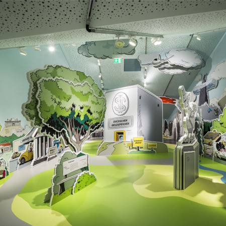 Schwarzenbach, Spitzdach, pointed roof, Satteldach, gabled roof, Erika Fuchs, translator, Donald Duck, Walt Disney, Dominik Burkard, Karlsruhe, Gauben, weier Putz,  Comic-Museum, Alststadt, Traufe, dormer window