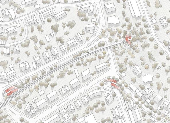 2. Preis und Architektenpreis: Voids?! Baulcken in Stuttgart von Franz Arlart, Lageplan