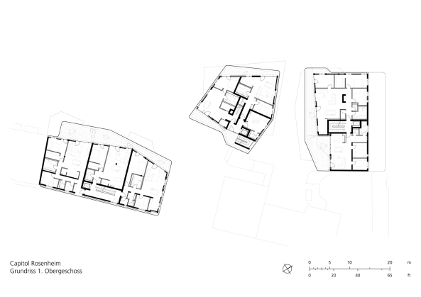 Behnisch Architekten, Wohnungsbau, Rosenheim, Wohnen und Gewerbe, Capitol