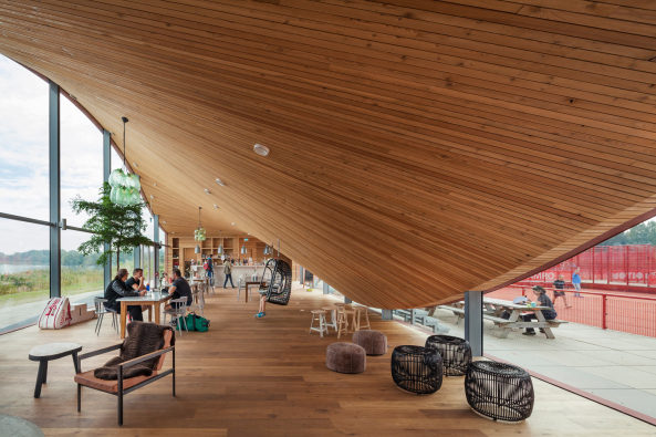 MVRDV, Couch, IJburg, Amsterdam,Tennisclub