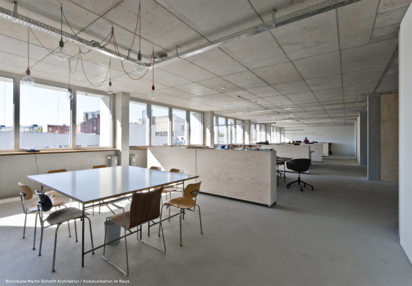 Barkow Leibinger, Frank Barkow, Regine Leibinger, Aufbau Haus, Anbau, Betonfertigteile, Naturstein, Elsnerhaus, Kreuzberg, Loft, Geschftshaus, Kreativszene, creative industries, concrete, prefabricated, natural stone, office and shop, Berlin