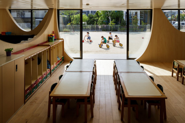 Kindergarten, Saitama, Japan, SUGAWARADAISUKE, Bauen fr Kinder