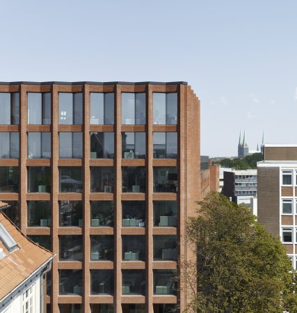 Backstein, Brick stone, Klinker, Klinkerexpressionismus, German expressionism, North Germany, Max Dudler, Lbeck, Drgerwerke, Drger, Firma, window, Fenster,