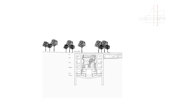 Grotte, Teppich, SANAA, Blob, Freiform, Grand Paris, Grand Paris Express, Pariser Metro, Stadt des 19. Jahrhunderts, Metrostation, Kengo Kuma, Enric Miralles, Elizabeth de Portzamparc, Perforation, Teppich, Park, Landschaftsgebude