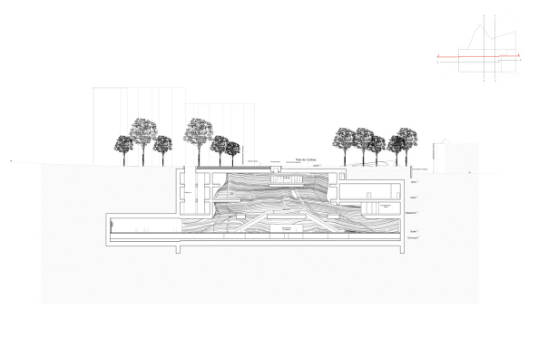 Grotte, Teppich, SANAA, Blob, Freiform, Grand Paris, Grand Paris Express, Pariser Metro, Stadt des 19. Jahrhunderts, Metrostation, Kengo Kuma, Enric Miralles, Elizabeth de Portzamparc, Perforation, Teppich, Park, Landschaftsgebude