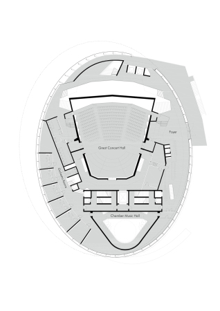 Volker Giencke, Konzerthaus, Konzertsaal, Musiksaal, Lettland, Liepaja, Kulturzentrum, Glassfassade, Musik, Experimentierbhne, Probenraum, Musikclub