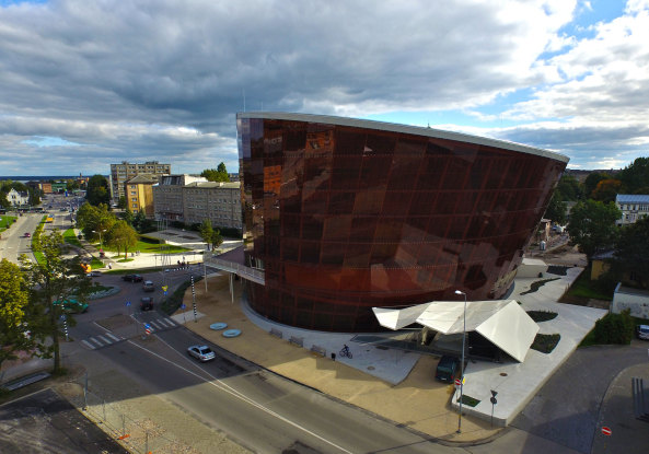 Volker Giencke, Konzerthaus, Konzertsaal, Musiksaal, Lettland, Liepaja, Kulturzentrum, Glassfassade, Musik, Experimentierbhne, Probenraum, Musikclub