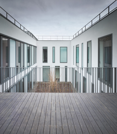 Healthcare Center, Nozay, a+ samueldelmas, Frankreich, Schiefer, Zink, Klinik, rztezentrum, Praxis