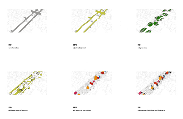 MVRDV, 2015, competition, Neubau, Umbau, st�dtebauliche Transformation, St�dtebau, Stra�engestaltung, China, Taiwan, Tainan, urban lagoon, The Urbanist Collaborative,  LLJ Architects, Aplus Digital Technology, New Tainan Canal, Tainan Ship Moorage, Wasser, blaue Lagune, blue lagoon, Wettbewerb, Ergebnis, Parking, Tiefgarage, downtown, China-Town Mall, �ffentlicher Raum, �ffentlicher Nahverkehr, Herbst 2016, autumn