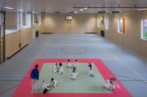 Klinkerfassade, Brede Buurtschool Plus 03, Den Haag, Schule, Schulbau, Ziegel, Niederlande, Fassade, atelier PRO architekten, Rivierenbuurt