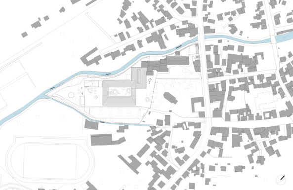 Marcus Bredt, Gerkan, Marg und Partner, gmp, Neubau, school, schule, new building, Rimbach, Bavaria, Germany, Deutschland, Bayern, grau, weiss, streng, Putz, Martin-Luther-Schule, Umbau, Erweiterung, transformation, extension, Klassenrume, Klassenzimmer, Schulklasse, Gymnasium, Wettbewerb, 1. Preis, Bhne, Cafteria