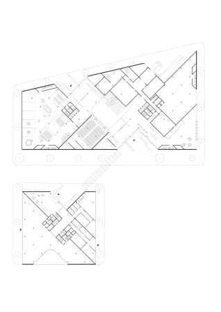HENN, M�nchen, Zalando, Internetversand, Berlin, Friedrichshain, Unternehmenscampus, transparent, opak, Opazit�t, Glas, Lobby, company, office building, Berlin, web-shopping, glass, Atrium, Blockrandbebauung