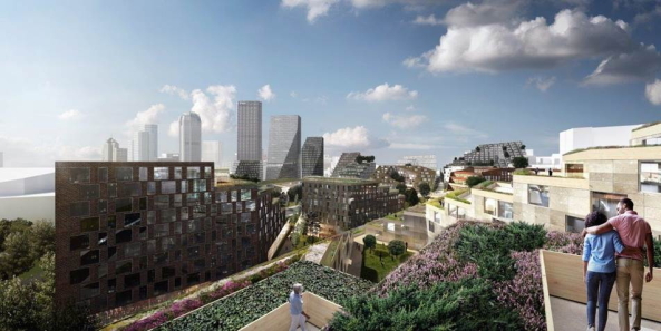 BIG; Bjarke Ingels Group; West 8; Atelier Ten; Masterplan; Pittsburgh; Penguins; Lower Hill District; USA; Pennsylvania