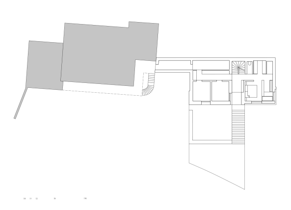 LP Architektur, Neubau, Holzhaus, Stein, Abhang, Hang, Austria, hill, �sterreich, single family house, Sockel, drei Geschosse, Alpen, Berge, Alps, 2015, Fertigstellung, Leogang, Tektonik, wood, stone, Natur, Wald, Wiese, nature, Topographie, topography,