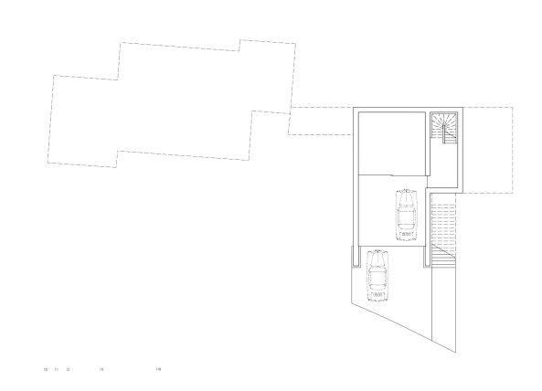 LP Architektur, Neubau, Holzhaus, Stein, Abhang, Hang, Austria, hill, �sterreich, single family house, Sockel, drei Geschosse, Alpen, Berge, Alps, 2015, Fertigstellung, Leogang, Tektonik, wood, stone, Natur, Wald, Wiese, nature, Topographie, topography,