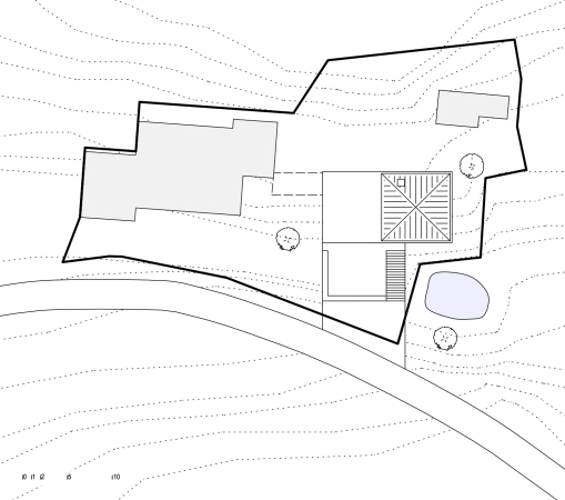 LP Architektur, Neubau, Holzhaus, Stein, Abhang, Hang, Austria, hill, �sterreich, single family house, Sockel, drei Geschosse, Alpen, Berge, Alps, 2015, Fertigstellung, Leogang, Tektonik, wood, stone, Natur, Wald, Wiese, nature, Topographie, topography,