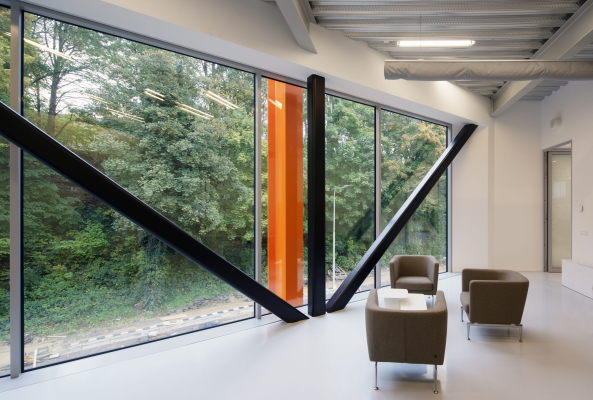 Kerkrade, Design, Museum, Grundsteinlegung, Europa, Europe, Gestaltung, Werkstatt, Planetarium, Shift Architecture Urbanism C-City, Cube, Columbus, 3-D Kino, OMA, Rem Koolhaas, Wrfel, German Red Dot, Cooper Hewitt, Smithsonian Design Museum, Fertigstellung, Umsetzung, Realisierung, 2015, Limburg, Museumsplein, Shift Architecture Urbanism, Netherlands, Niederlande, Rotterdam, Discovery Center Continium